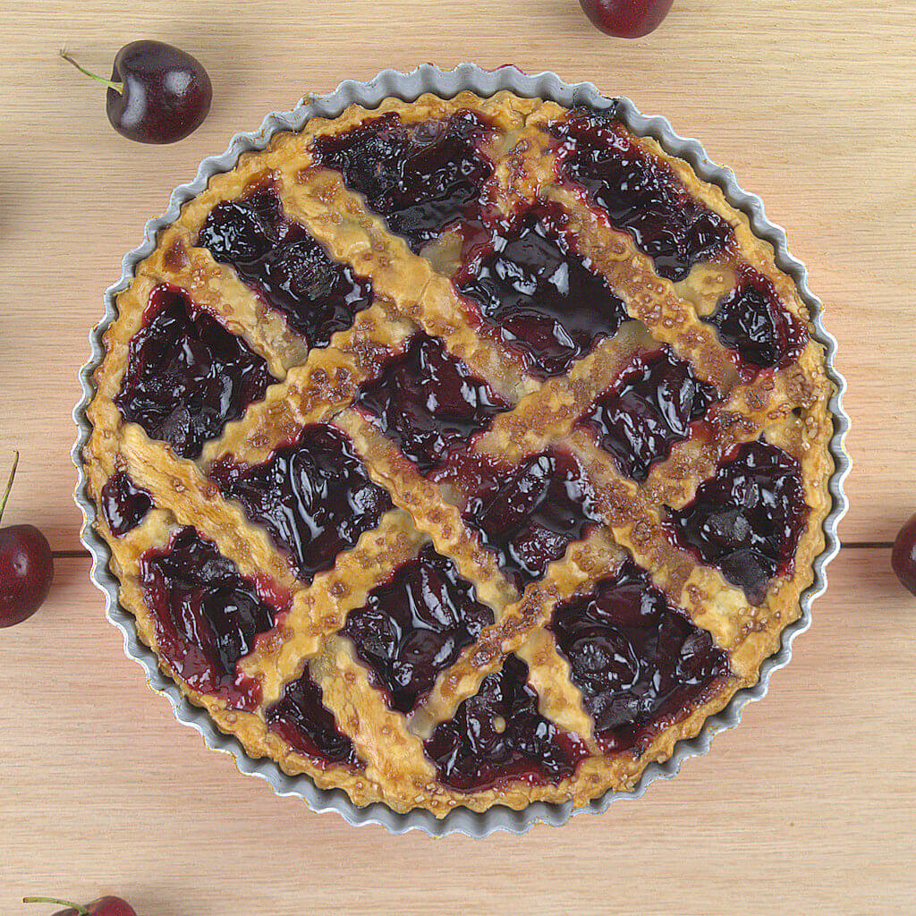 Homemade Cherry Pie for Two