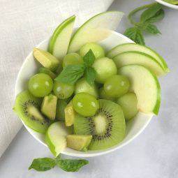 Juicy Green Fruit Bowl Salad