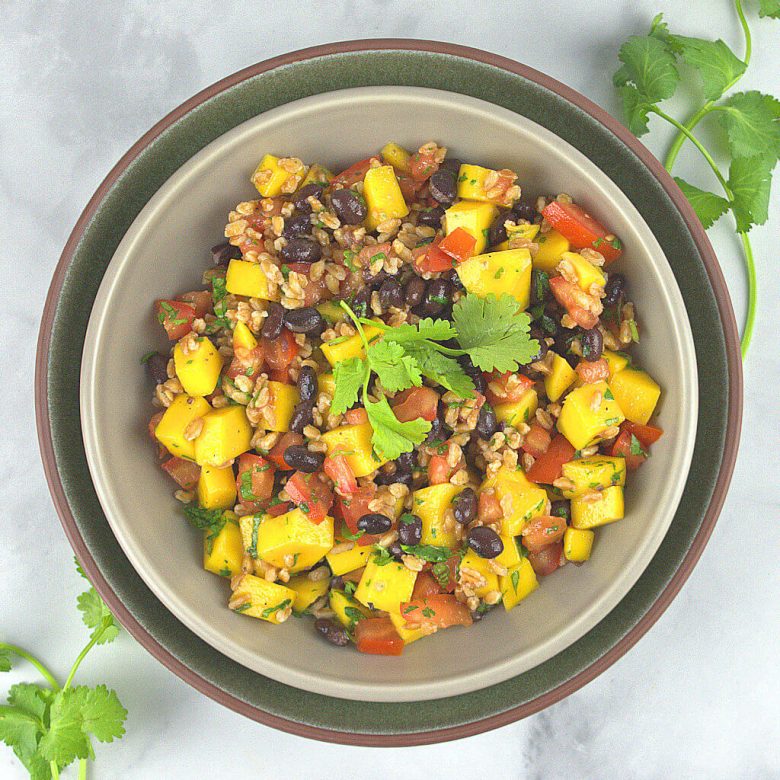 Mango, Tomato & Black Bean Salad