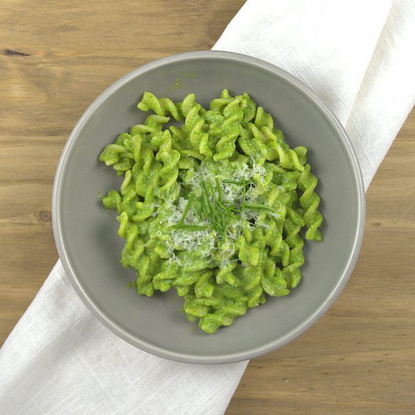 No-Guilt Avocado Spinach Pasta