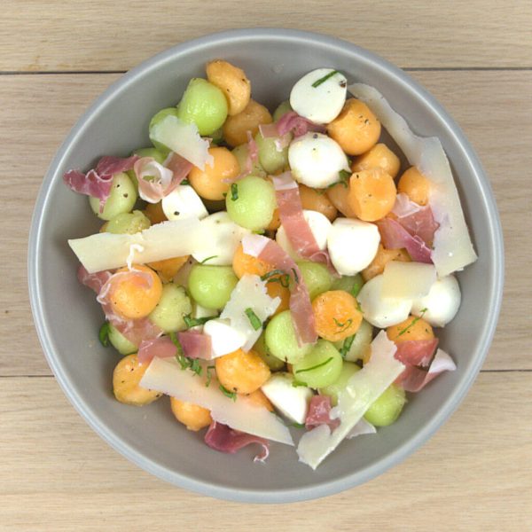 Melon Cantaloupe Prosciutto Salad