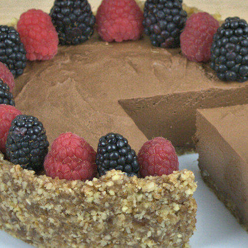 Picture of Cream & Egg-Free Chocolate Mousse Pie
