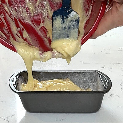 Step 6 - Pour the batter into the small cake pan ((5.75 x 3''). Bake the cake in a preheated oven of 350°F for about 20 minutes or until a toothpick comes out clean. Allow the cake to cool.