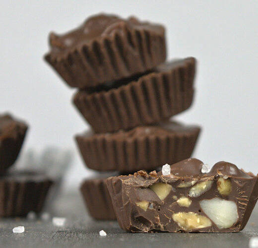 Picture of Dark Chocolate Nuts Cups