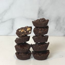 Dark Chocolate Nut Cups