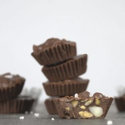 Dark Chocolate Nut Cups