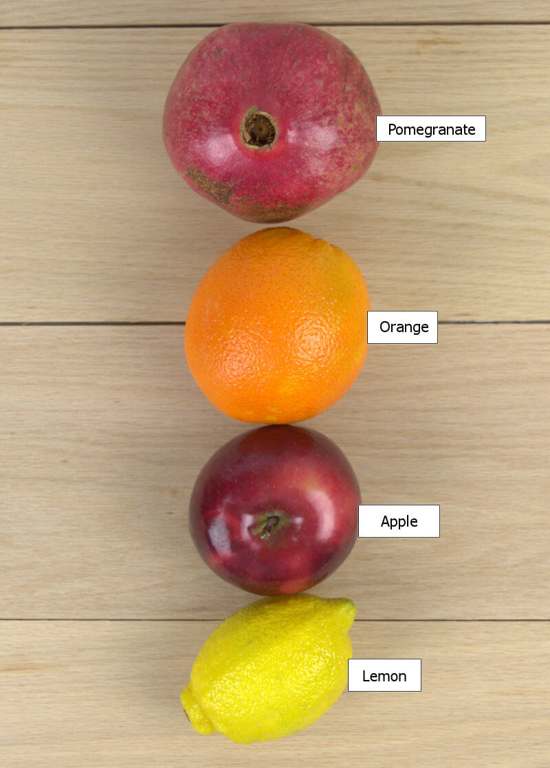 Key ingredients to make Apple Carpaccio with Ice Cream