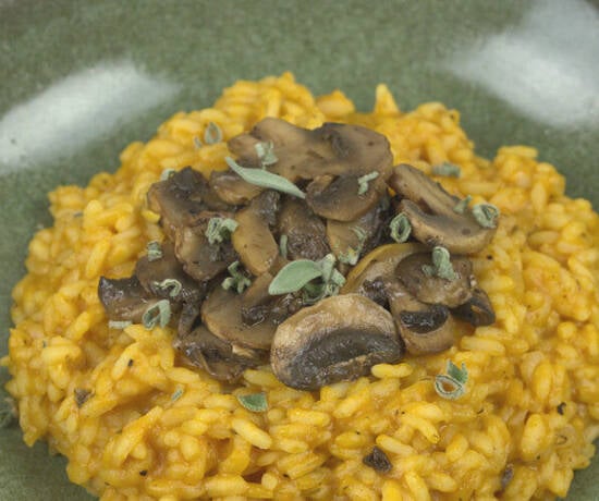 Picture of Pumpkin Risotto with Mushrooms