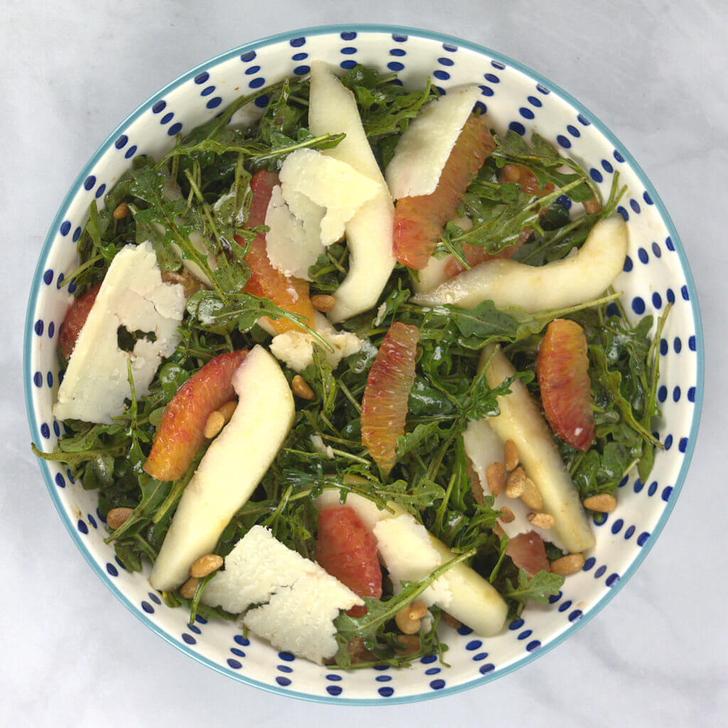 Arugula, Pear & Orange Salad