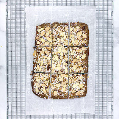 Step 6 - Bake the Jan Hagel for 20-25 minutes at 350 degrees F.  Take the cookies out of the oven and cut them while they are still warm. Allow the cookies to cool completely on a wire rack.
