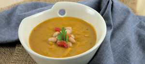 Squash Soup with White Beans