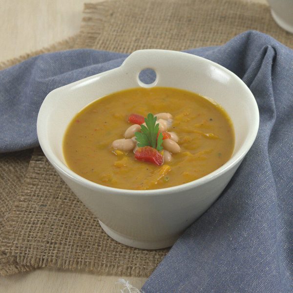 Squash Soup with White Beans