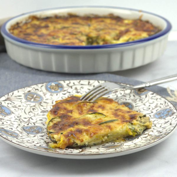 Green & Yellow Zucchini Tart