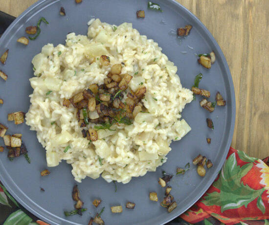 Pear and Wine Risotto