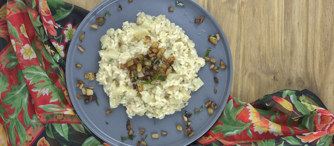 Pear and Wine Risotto