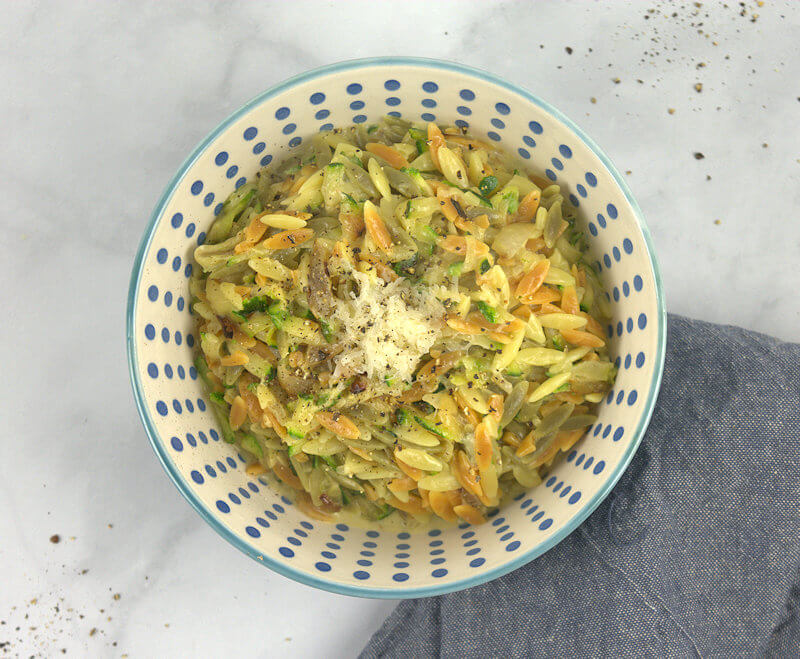 Main image orzo with zucchini