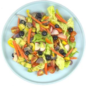 Vegetable and Fruit Rainbow Salad
