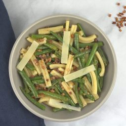 Green Beans and Pancetta Pasta
