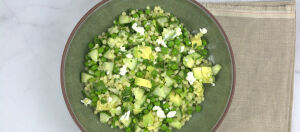 Couscous Salad with Feta and Greens