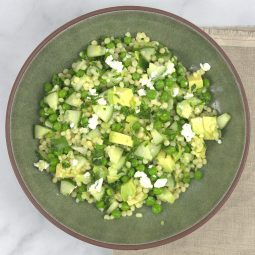 Couscous Salad with Feta and Greens