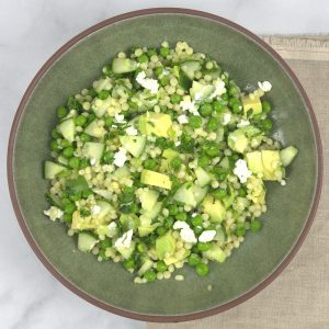 Couscous Salad with Feta and Greens