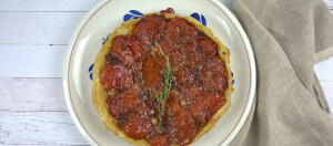 Upside-Down Tomato Tart with Cheese