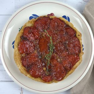 Upside-Down Tomato Tart with Cheese
