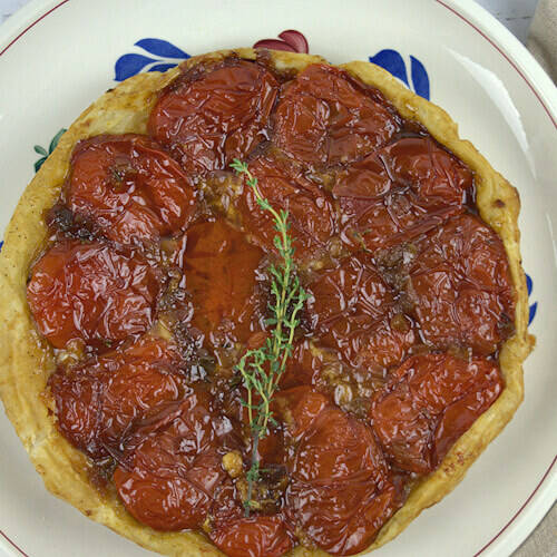 Upside-Down Tomato Tart with Cheese