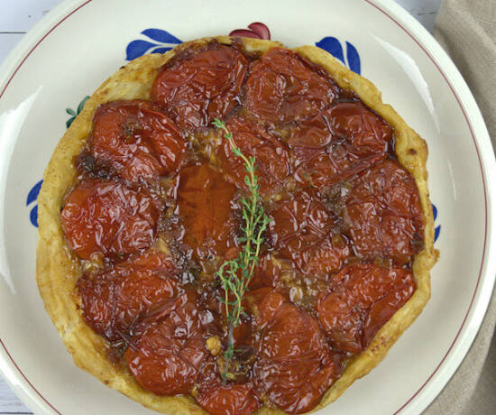 Upside-Down Tomato Tart with Cheese