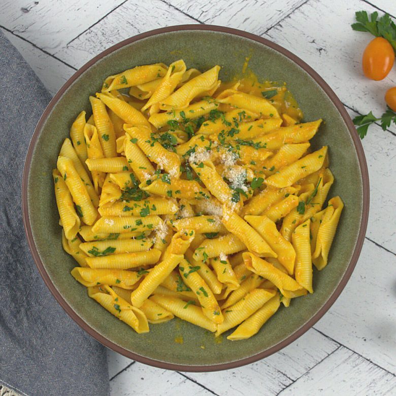 Orange Pepper & Tomato Pasta alla Vodka
