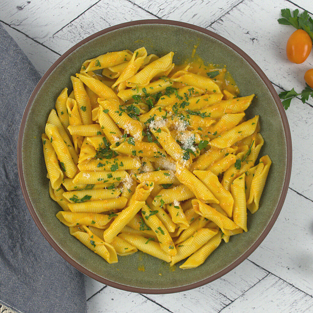 Orange Pepper & Tomato Pasta alla Vodka