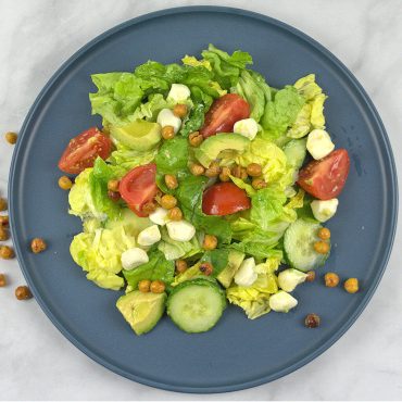 Early Spring Salad with Roasted Chickpeas