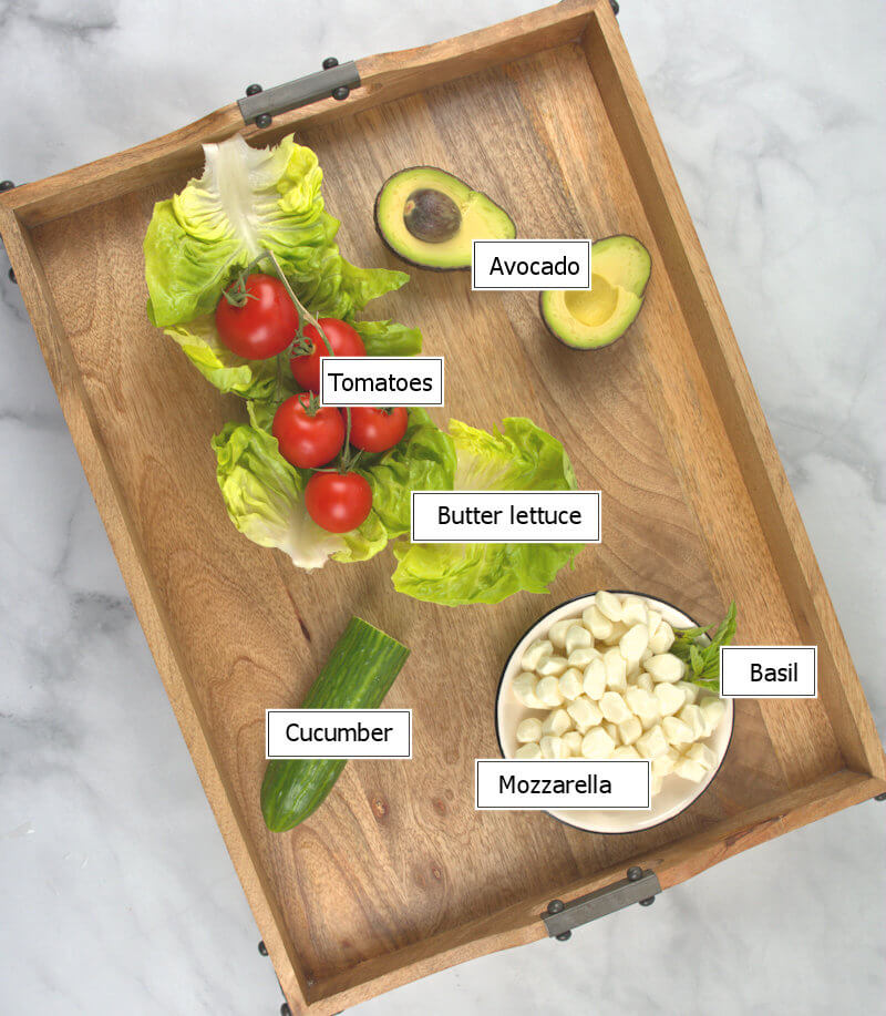 Key ingredients to make Early Spring Salad with Roasted Chickpeas