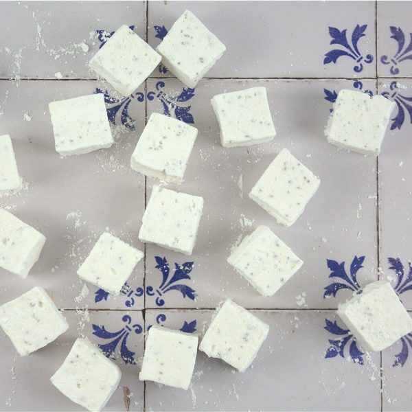 Vanilla Marshmallows with Chia Seeds