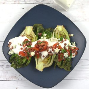 Grilled Gem Lettuce & Blue Cheese Dressing