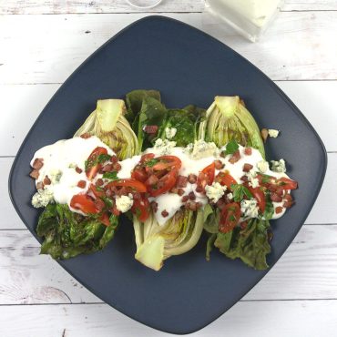 Grilled Gem Lettuce & Blue Cheese Dressing