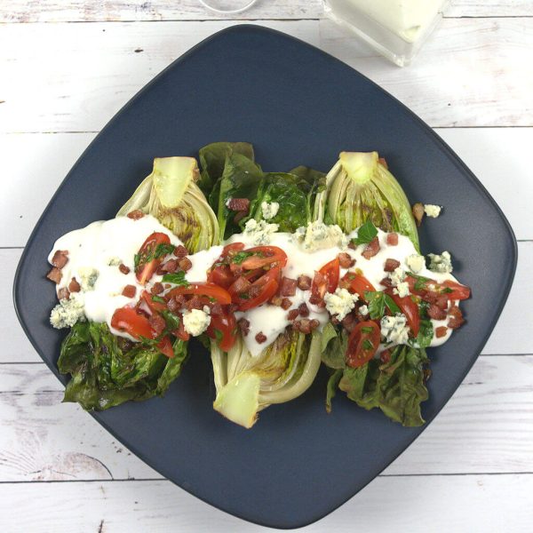 Grilled Gem Lettuce & Blue Cheese Dressing