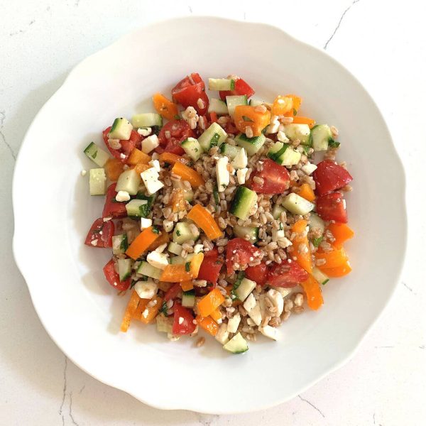 Rainbow Farro Salad