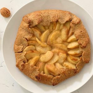Whole Wheat White Peach Galette