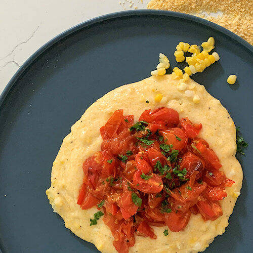 Polenta with Roasted Tomatoes