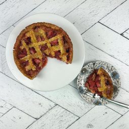 Strawberry Lattice Pie