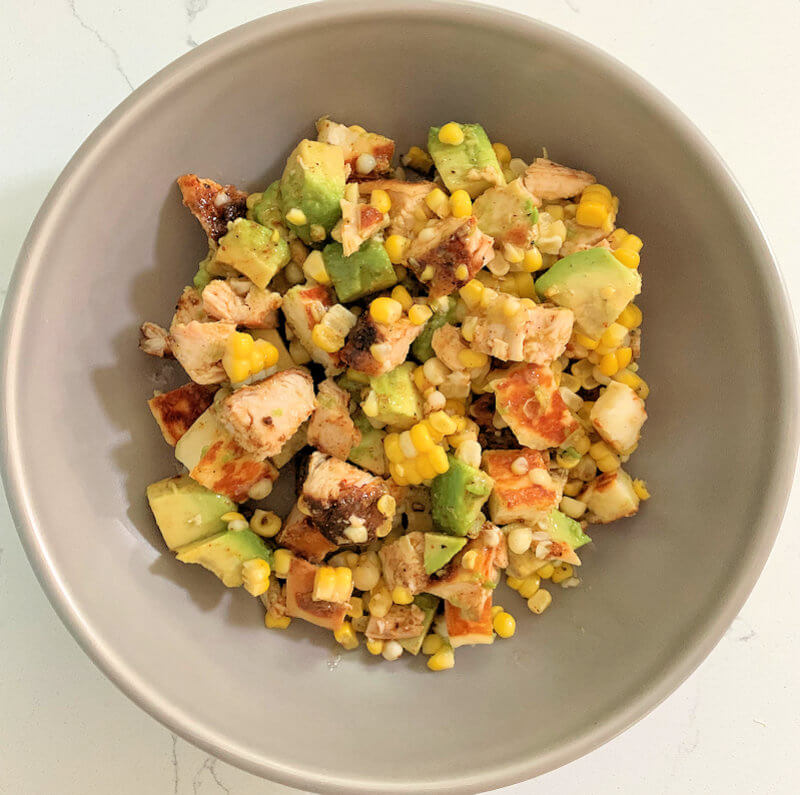 Avocado Chicken Salad in bowl