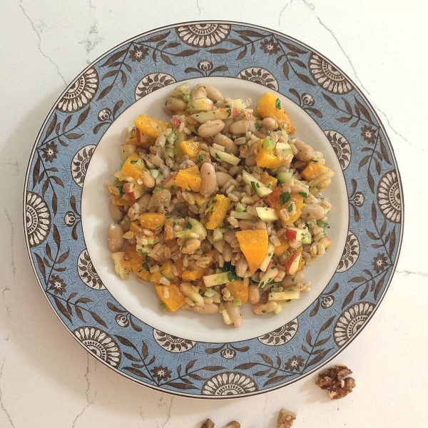 Roasted Butternut Squash Barley Salad