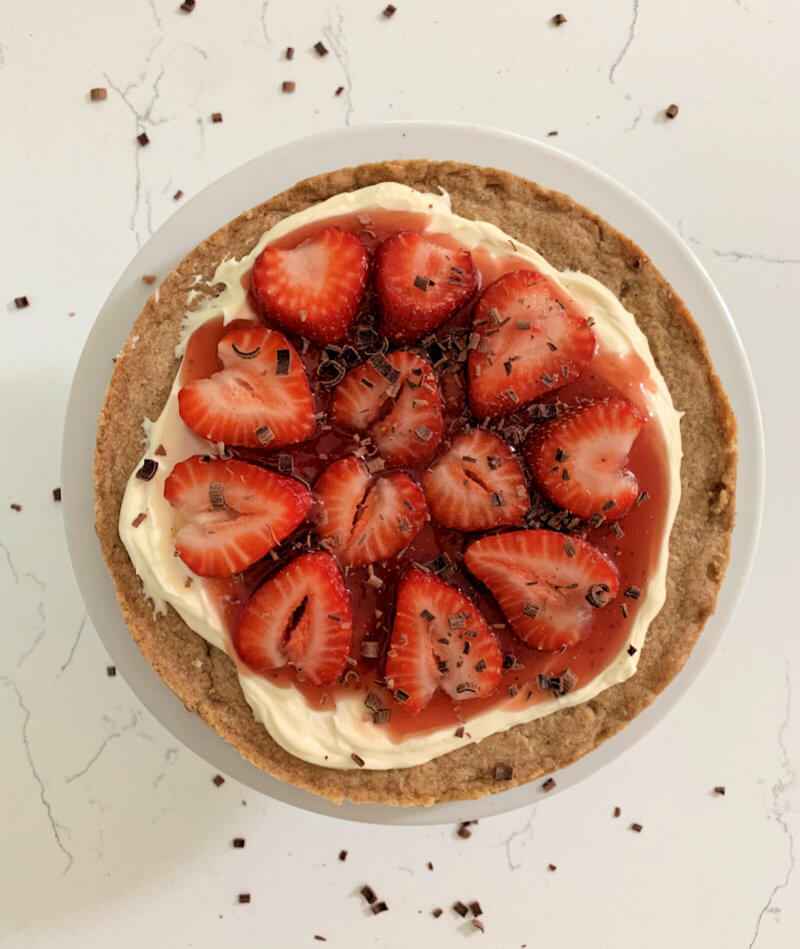 Whole Strawberry Mascarpone Pie