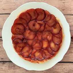 Upside Down Plum Pie