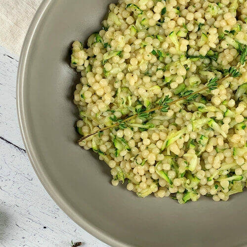 Couscous with Zucchini and Herbs
