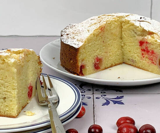 Cranberry Ricotta Cake