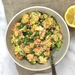 Salmon, Peas & Potato Salad