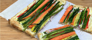 Puff Pastry Vegetable Tart