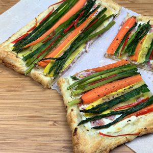 Puff Pastry Vegetable Tart